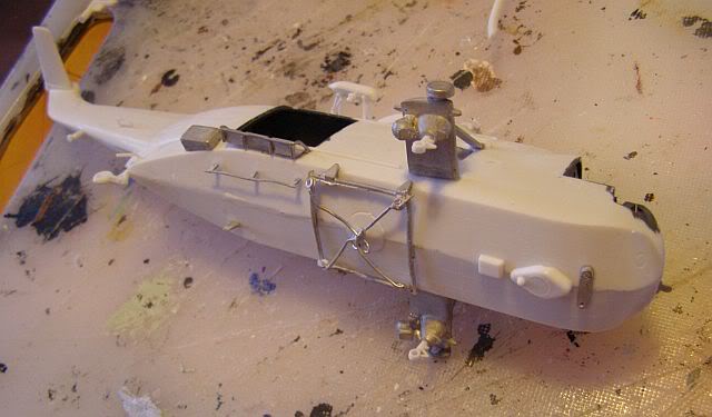 Sea King HC.4 Build - fuselage underside