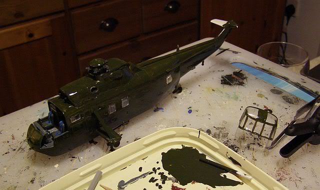 HC4 Sea King - first painting