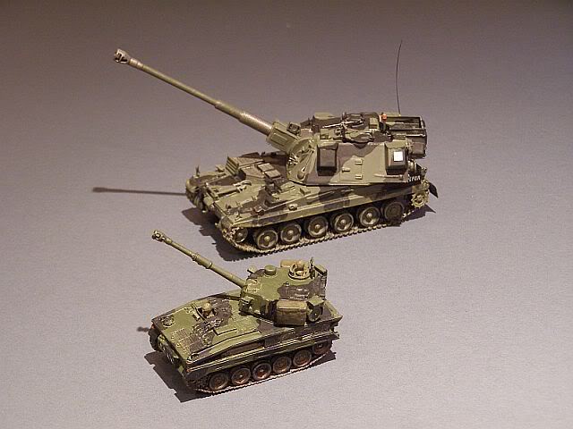 Vickers AS-90 and Alvis Abbott SPG
