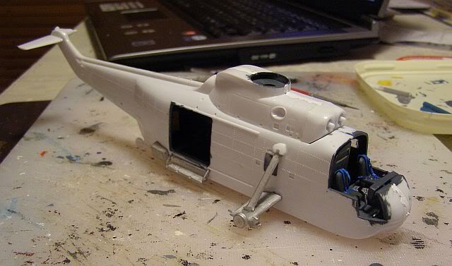 Sea King HC.4 Build - fuselage joined